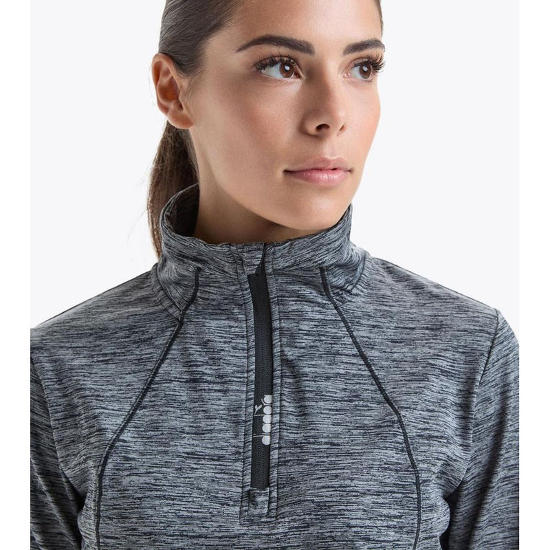 Diadora Black Polyester Sweatshirt for Women