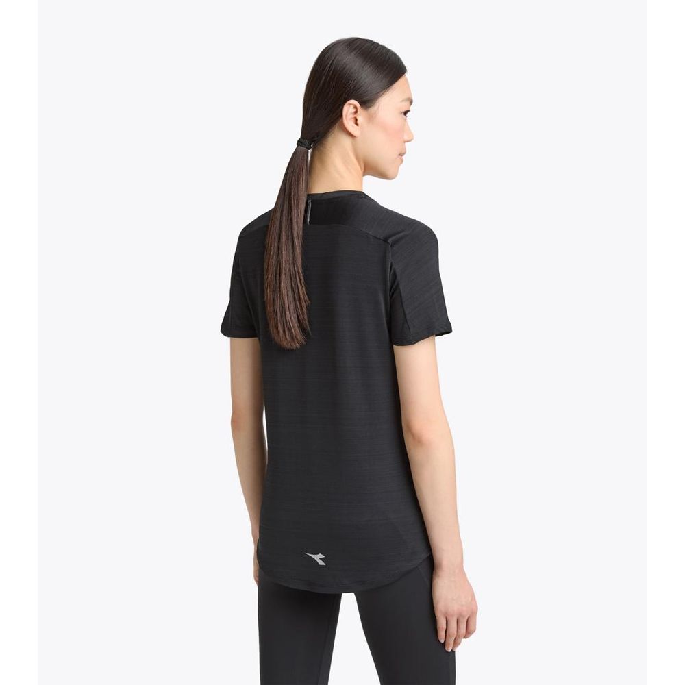 T-shirt Diadora en Polyester Noir pour Femmes