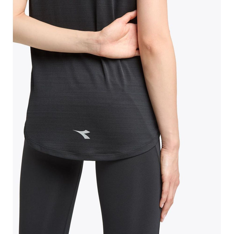 T-shirt Diadora en Polyester Noir pour Femmes