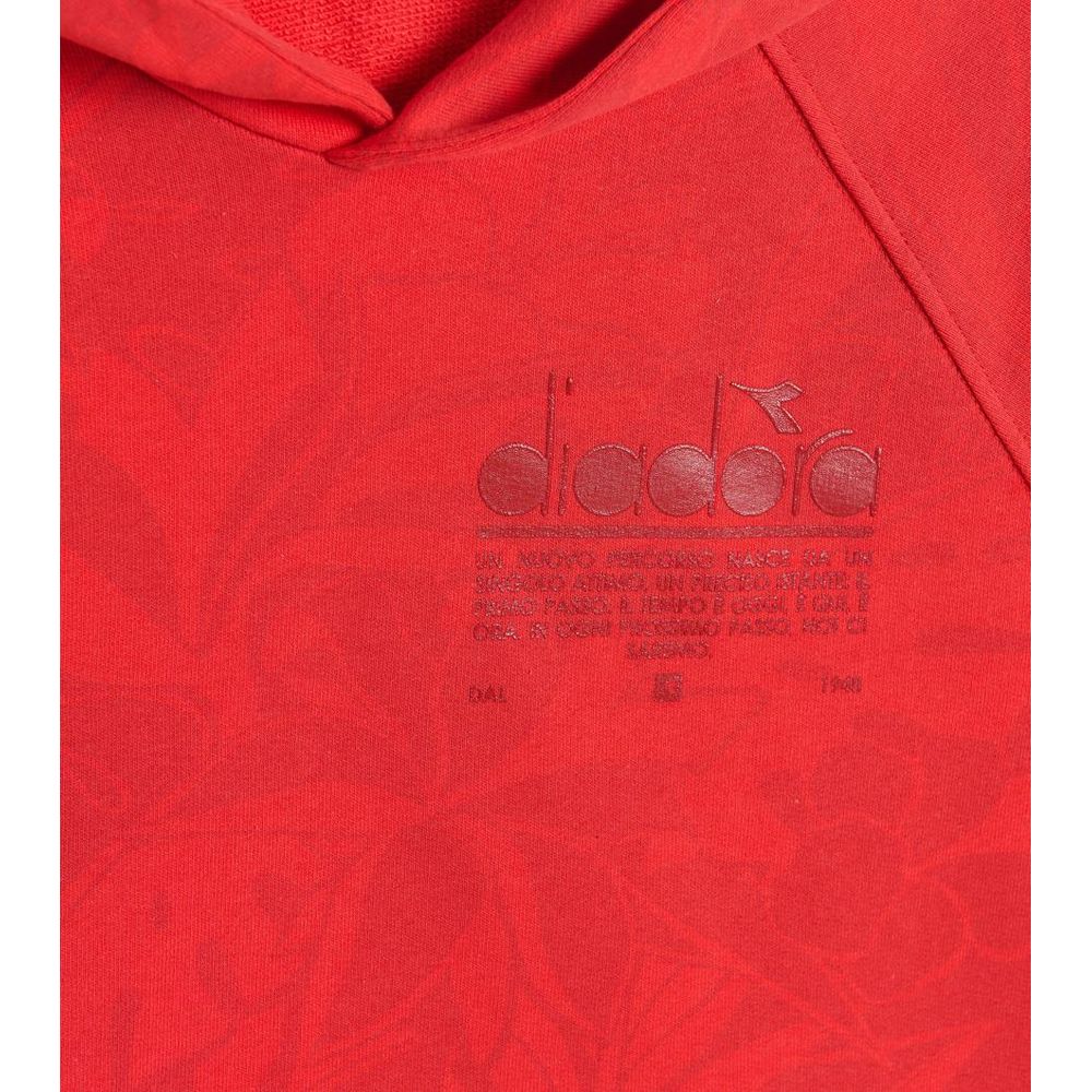 Diadora Red Cotton Sweatshirt - Women's XS