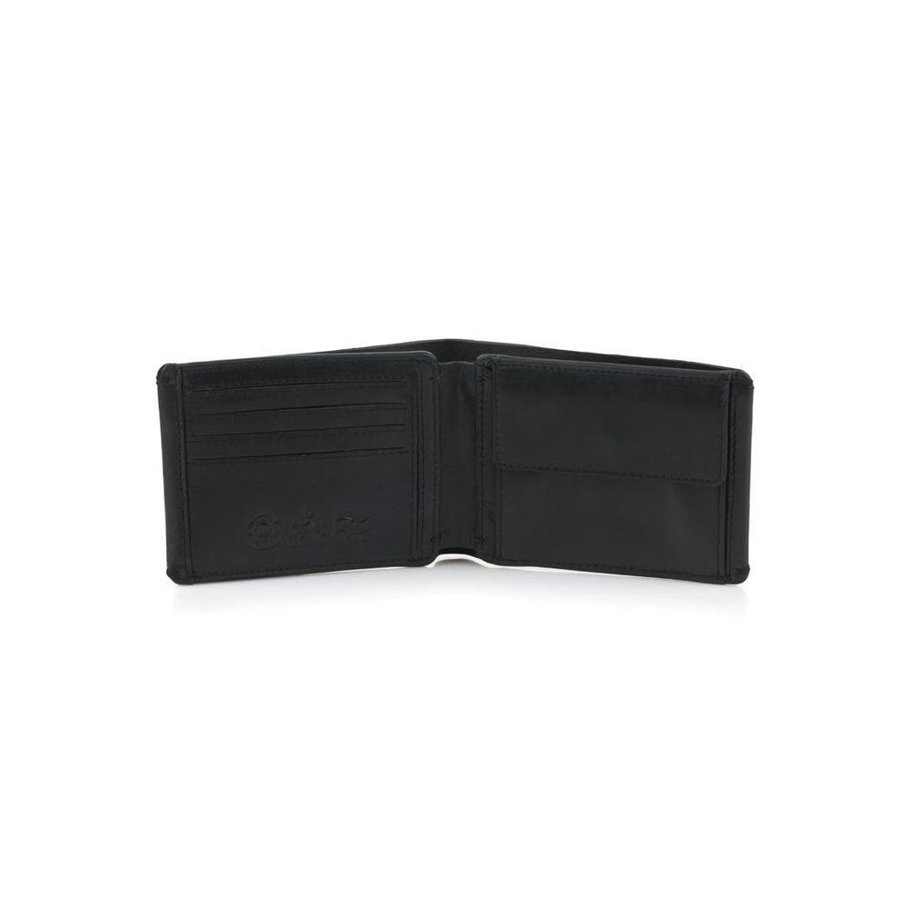 La Martina Black Cowhide Wallet - Luxury Accessory for Men