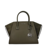 Michael Kors Green Leather Handbag - Elegant & Versatile