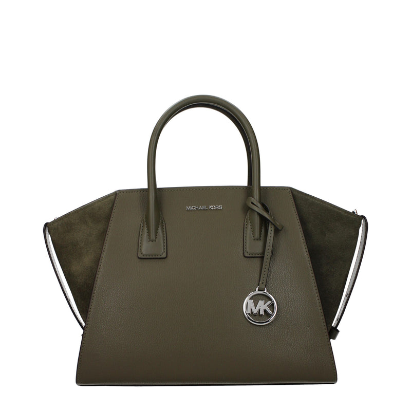 Michael Kors Green Leather Handbag - Elegant & Versatile
