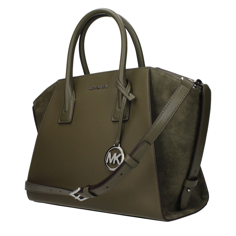 Michael Kors Green Leather Handbag - Elegant & Versatile