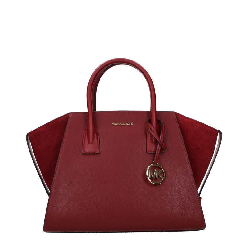 Michael Kors Red Leather Handbag - Stylish & Versatile