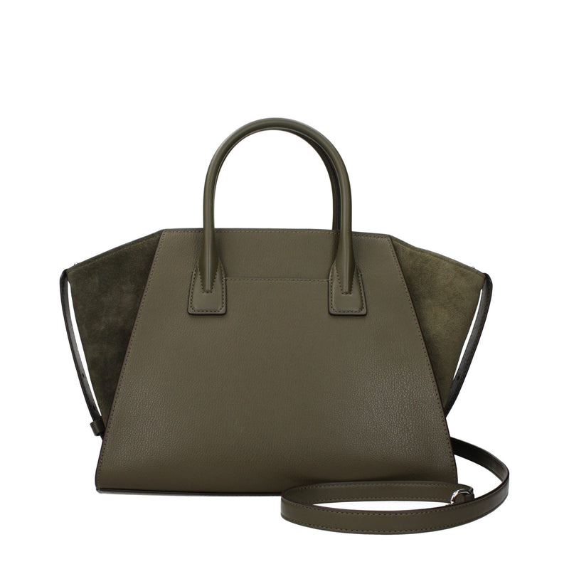 Michael Kors Green Leather Handbag - Elegant & Versatile