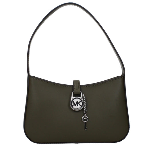 Michael Kors Green Leather Handbag - Elegant & Practical