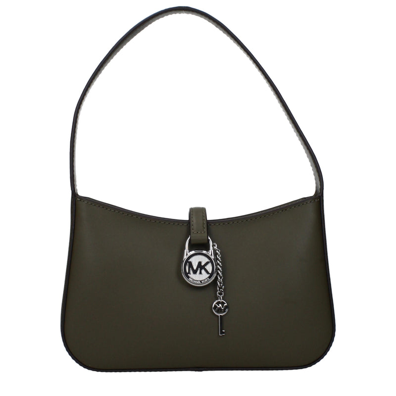 Michael Kors Green Leather Handbag - Elegant & Practical