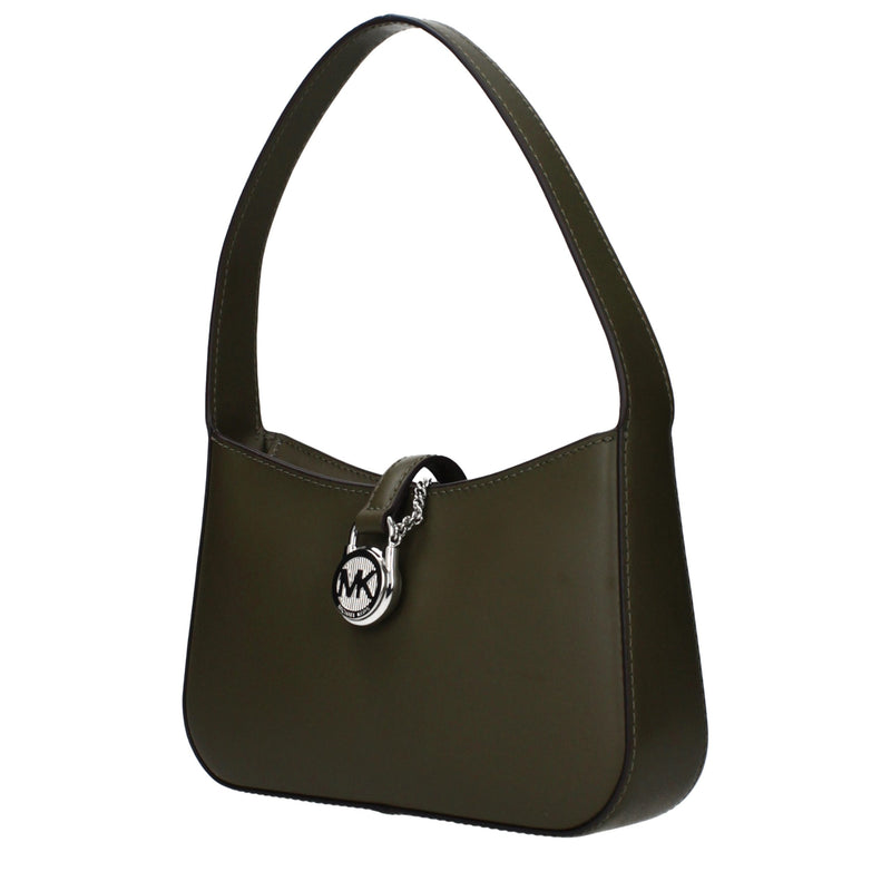 Michael Kors Green Leather Handbag - Elegant & Practical
