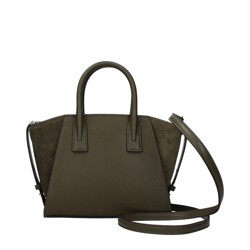 Michael Kors Green Leather Handbag - Chic & Functional
