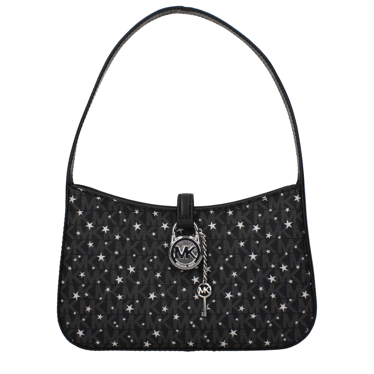Michael Kors Black Fabric Handbag - Chic and Functional Accessory