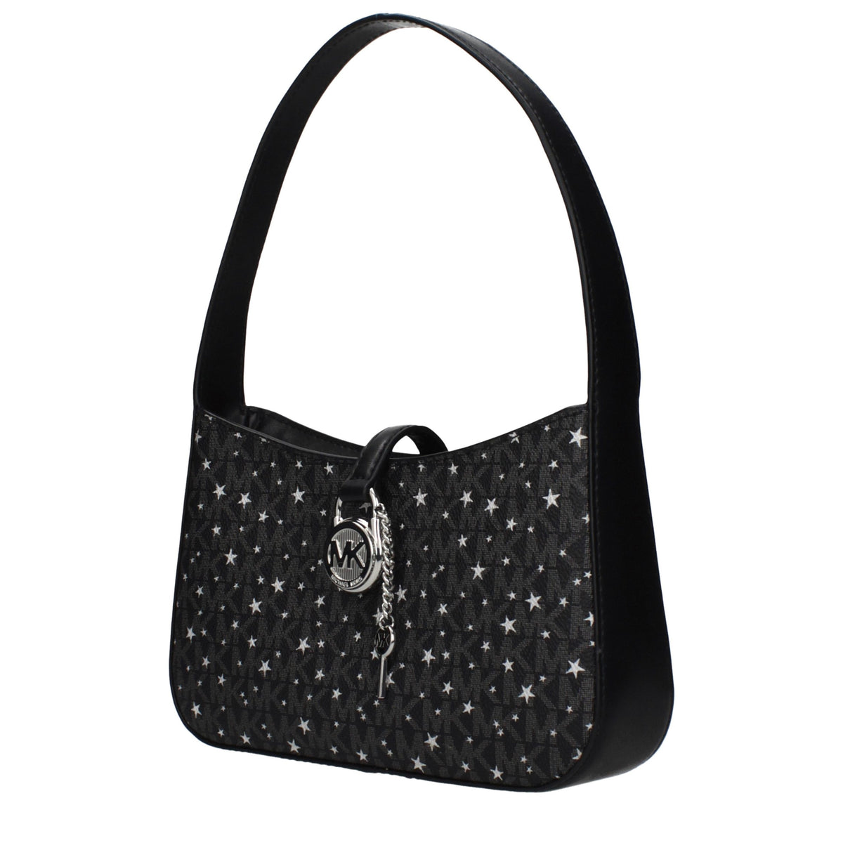Michael Kors Black Fabric Handbag - Chic and Functional Accessory