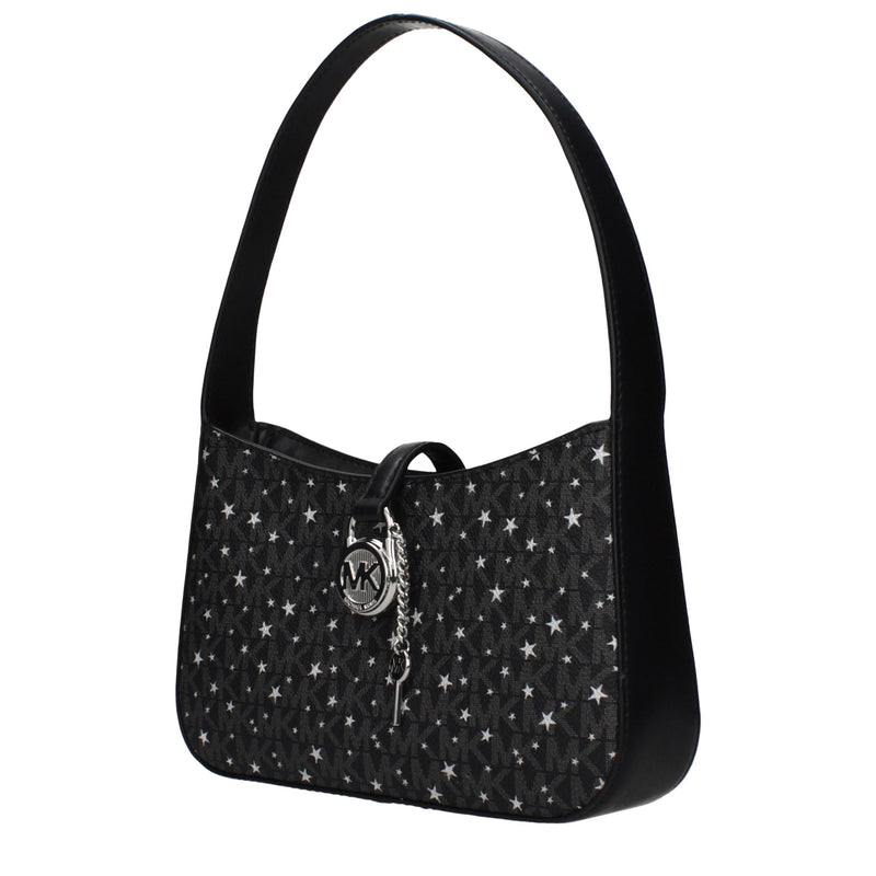 Michael Kors Black Fabric Handbag - Chic and Functional Accessory