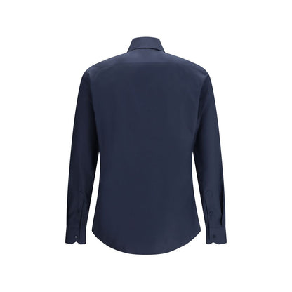 Chemise Fendi bleue en coton
