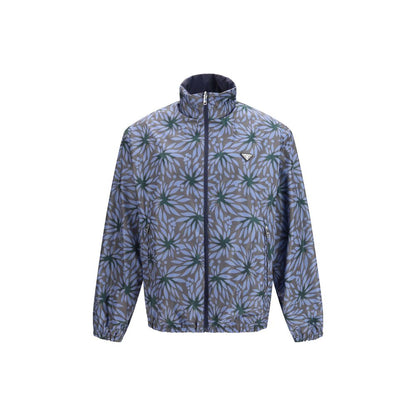 Veste Prada bleue en polyamide recyclé