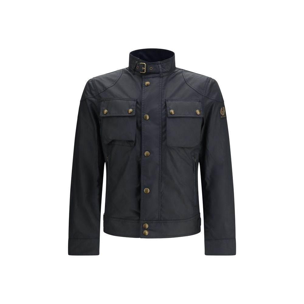 Belstaff blauwe katoenen jas