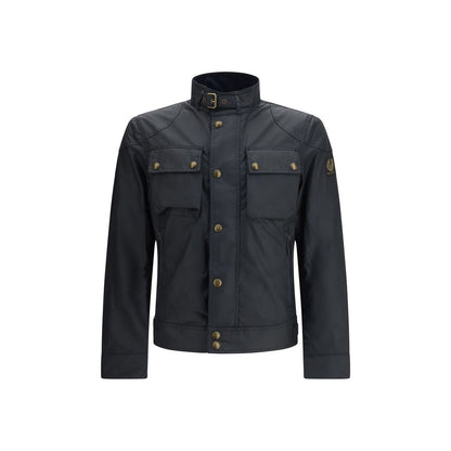 Belstaff blauwe katoenen jas