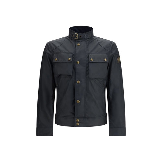 Belstaff blauwe katoenen jas