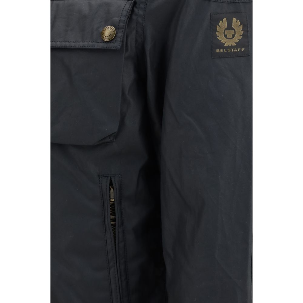 Belstaff blauwe katoenen jas