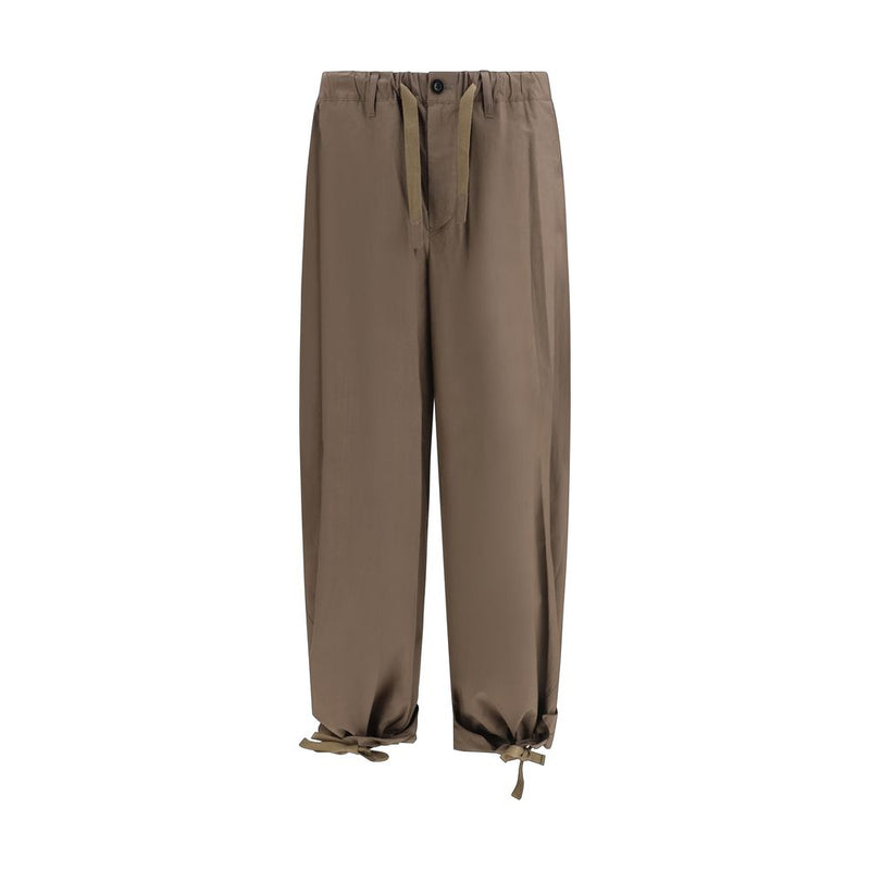 Sacai Bruine Katoenen Casual Broek