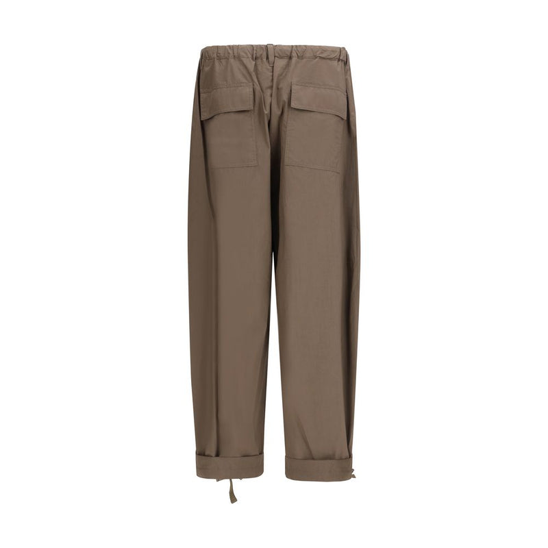 Sacai Bruine Katoenen Casual Broek
