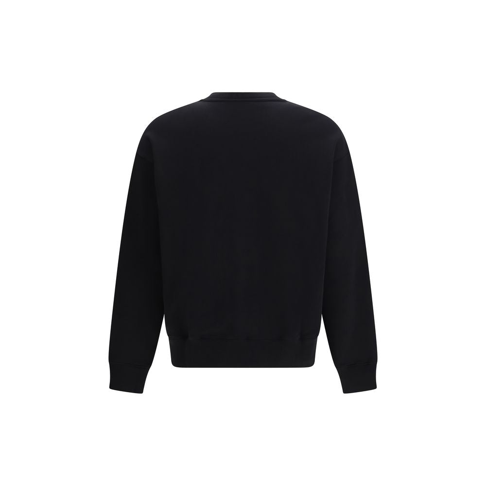 Moschino Black Cotton Sweatshirt - Modern Graphic Style