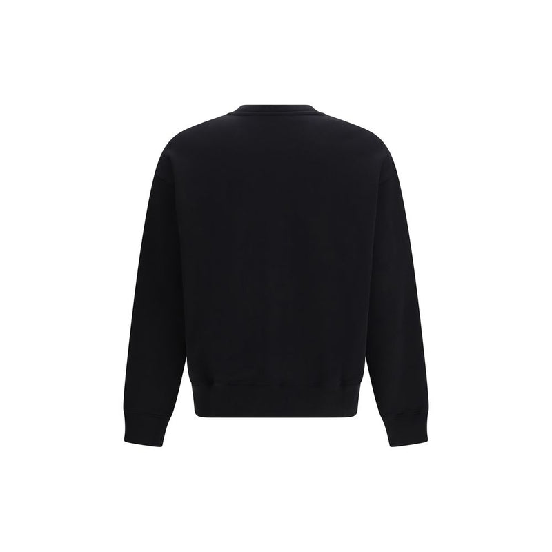 Moschino Black Cotton Sweatshirt - Modern Graphic Style