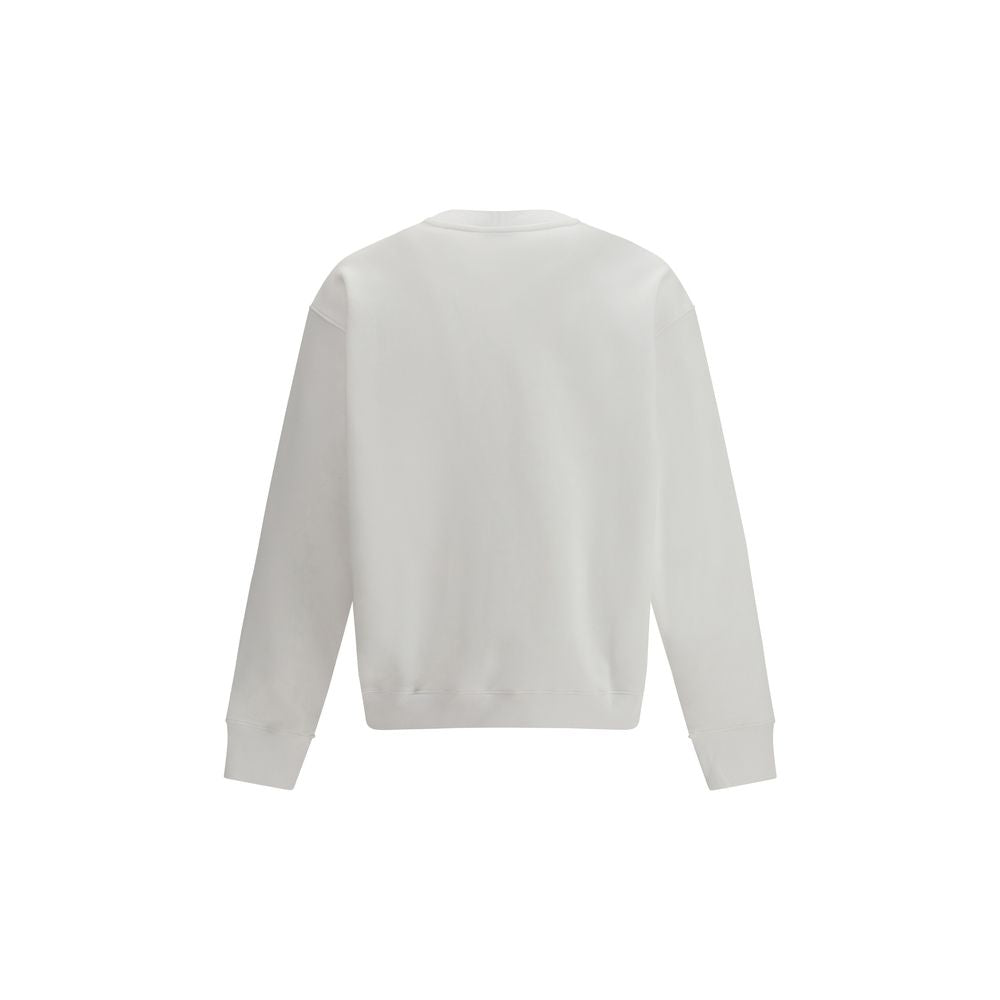 Moschino White Cotton Sweatshirt - Contemporary Style