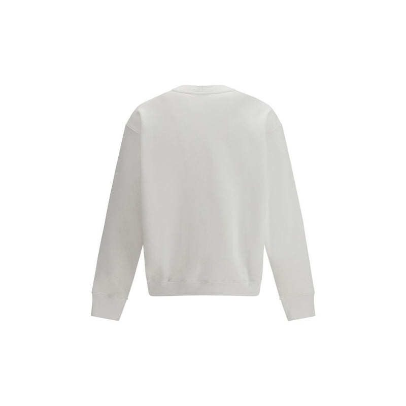 Moschino White Cotton Sweatshirt - Contemporary Style