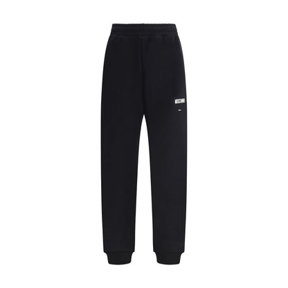 Moschino Zwarte Katoenen Casual Broek