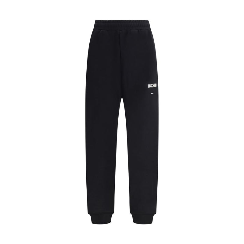 Moschino Black Cotton Casual Pants for Men