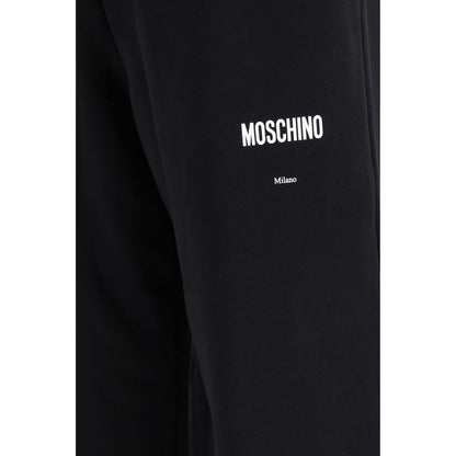 Moschino Zwarte Katoenen Casual Broek