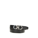 Ceinture Ferragamo Bos Taurus Regular en cuir de veau noir