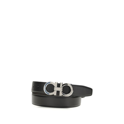 Ceinture Ferragamo Bos Taurus Regular en cuir de veau noir