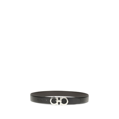 Ceinture Ferragamo Bos Taurus Regular en cuir de veau noir