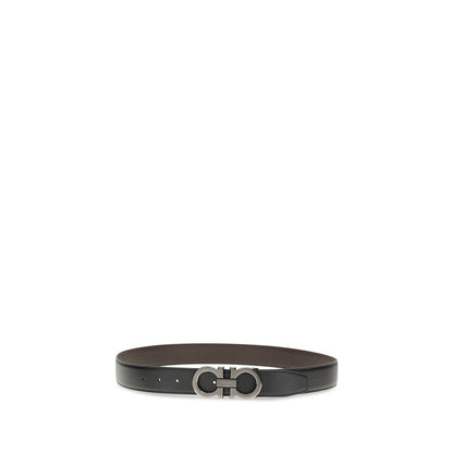 Ceinture Ferragamo Bos Taurus Regular en cuir de veau noir
