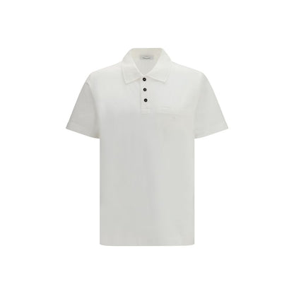 Polo Ferragamo en coton blanc