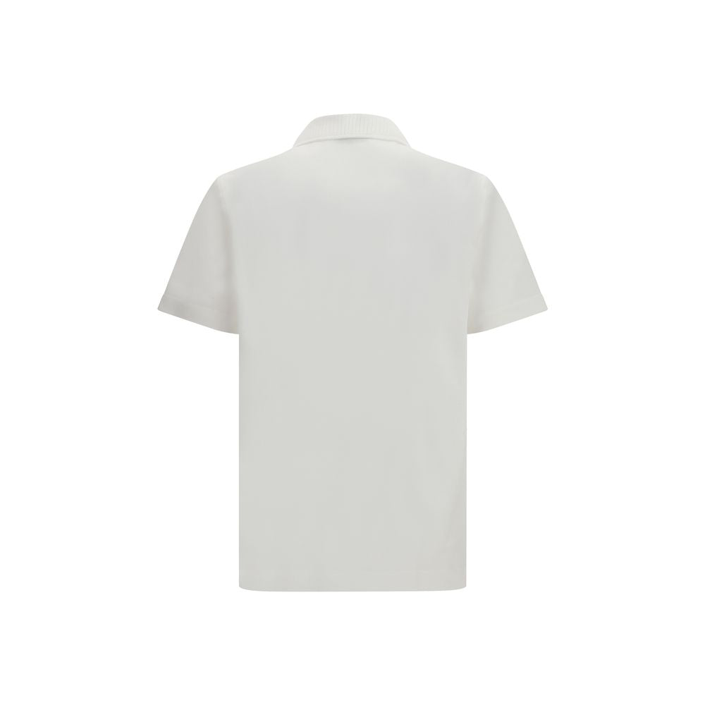 Polo Ferragamo en coton blanc