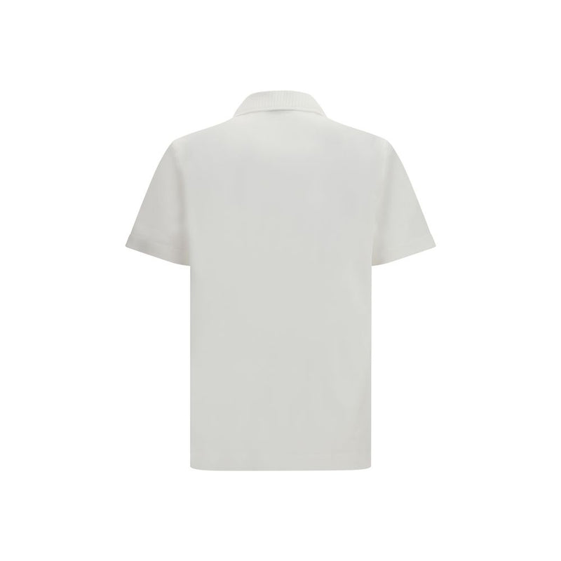 Polo Ferragamo en coton blanc