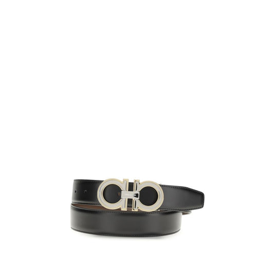 Ferragamo Veelkleurige Kalfsleren Bos Taurus Normale Riem