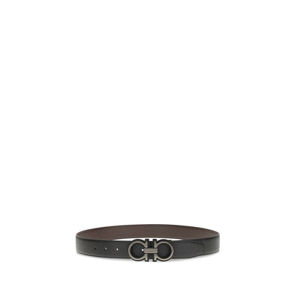 Ceinture Ferragamo Bos Taurus Regular en cuir de veau noir