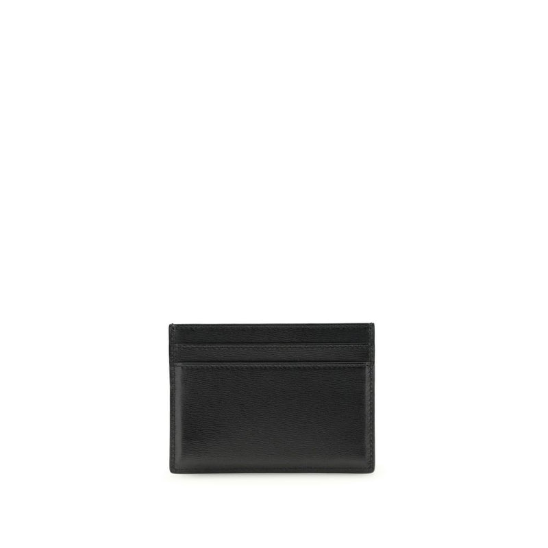 Portefeuille Bos Taurus en cuir de veau noir Saint Laurent