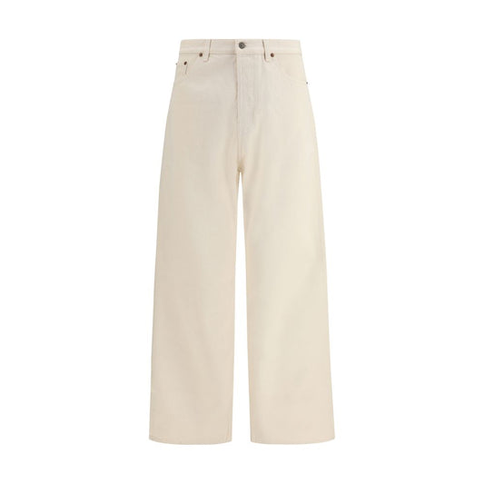 Valentino Beige Katoenen Jeans Denim