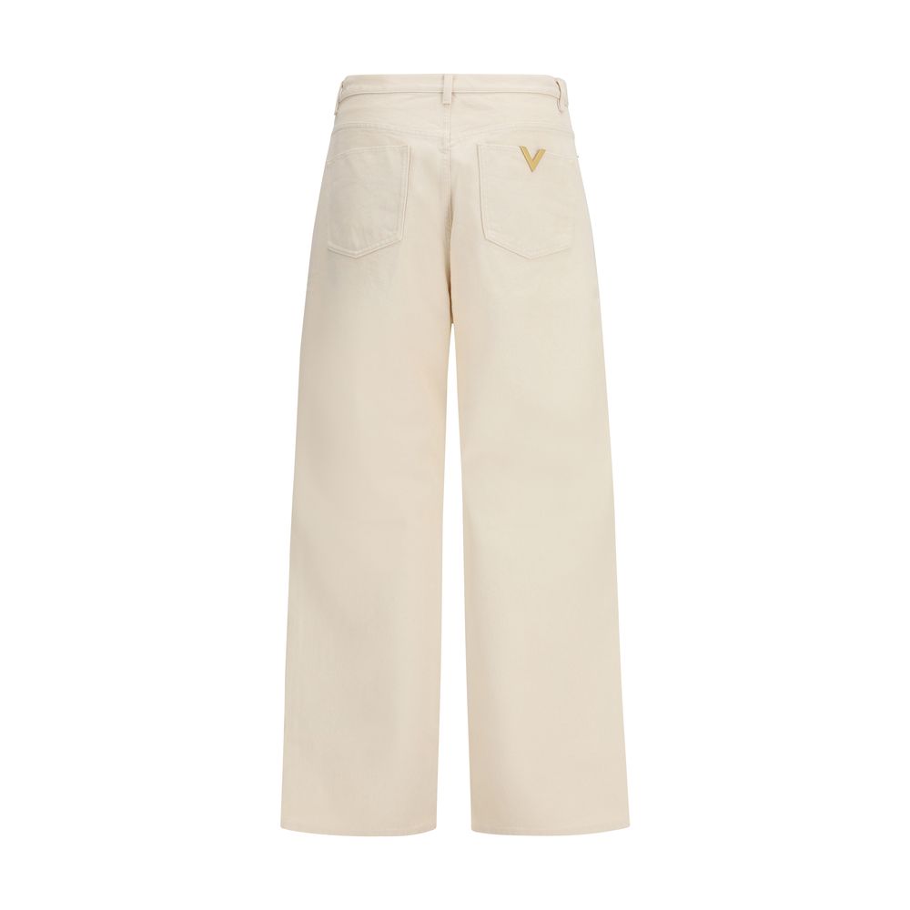 Valentino Beige Cotton Jeans Denim - Regular Fit