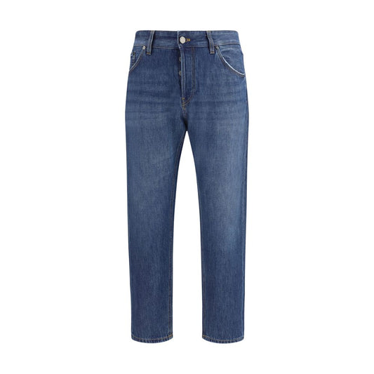 PT Torino Blue Cotton Jeans Denim - Modern Carrot Fit
