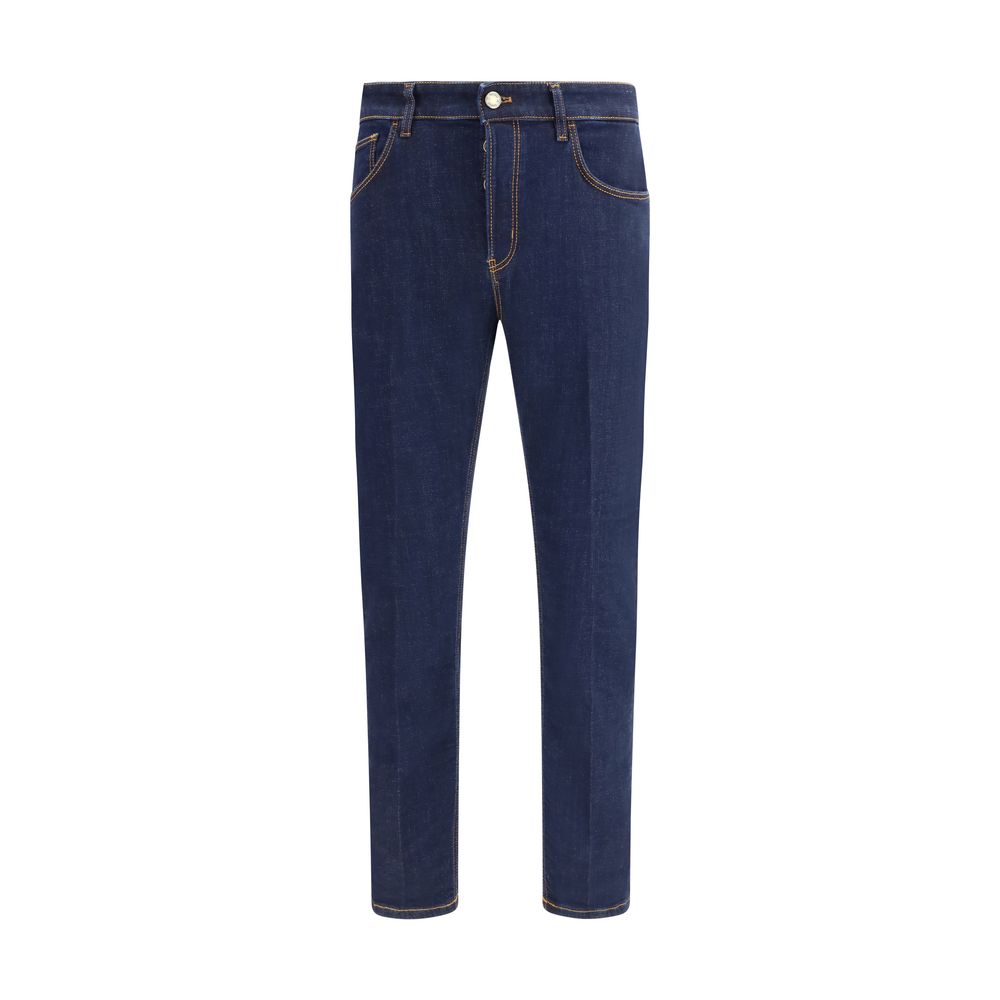 PT Torino Blue Cotton Jeans Denim - Classic Five-Pocket Style