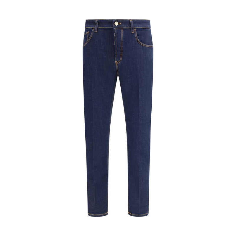 PT Torino Blue Cotton Jeans Denim - Classic Five-Pocket Style