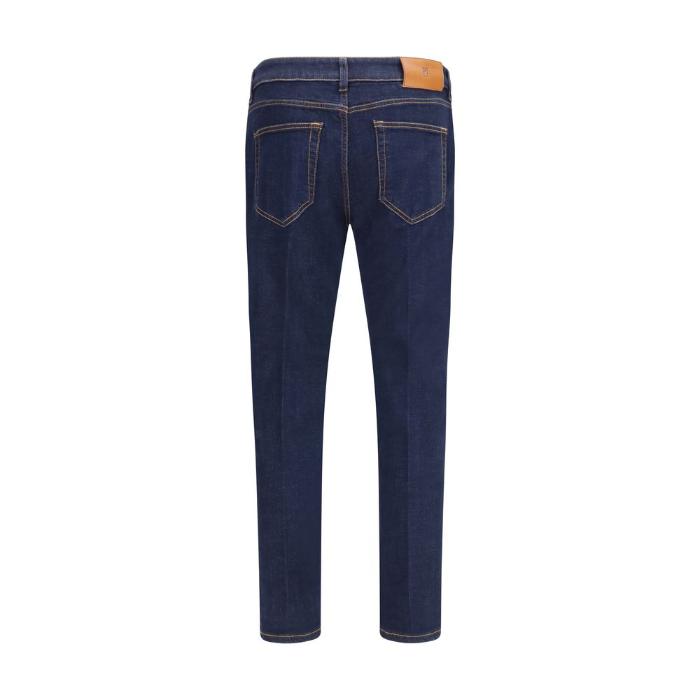 PT Torino Blue Cotton Jeans Denim - Classic Five-Pocket Style