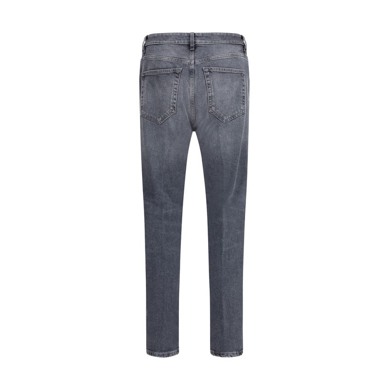 PT Torino Gray Cotton Jeans Denim - Classic Five-Pocket Style