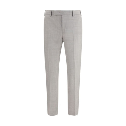 PT Torino Grijze Fleece Wollen Pantalon